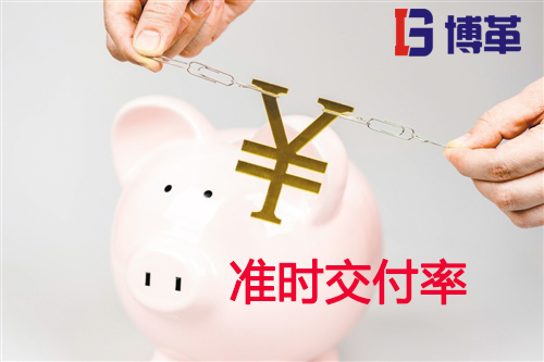 準時交付率